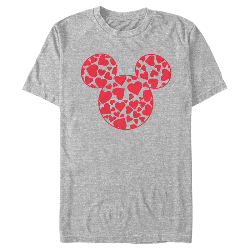 Men's Mickey & Friends Mickey and Friends Heart Silhouette T-Shirt