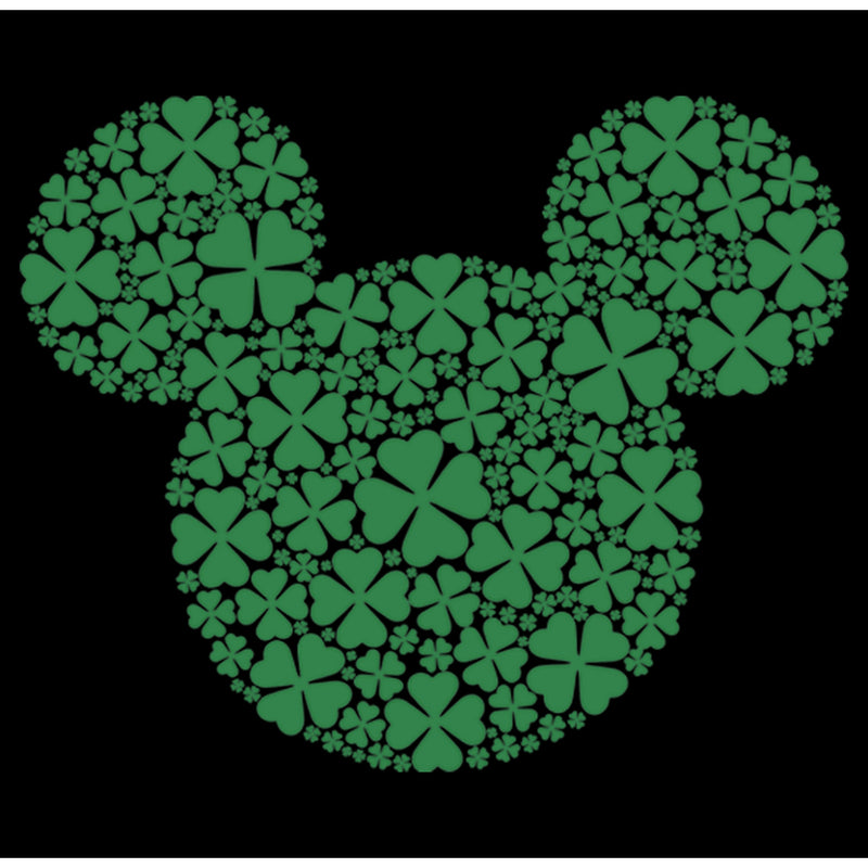 Boy's Mickey & Friends Mickey Mouse Clover Silhouette T-Shirt