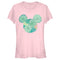 Junior's Mickey & Friends Botanical Logo T-Shirt