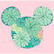 Junior's Mickey & Friends Botanical Logo T-Shirt