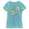 Girl's Mickey & Friends Botanical Logo T-Shirt