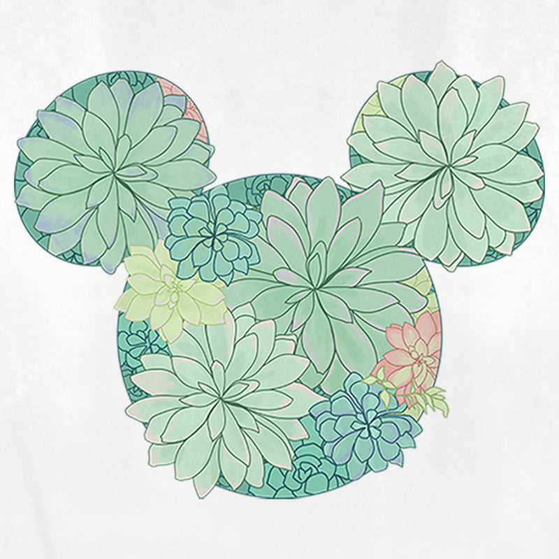 Women's Mickey & Friends Botanical Logo T-Shirt