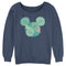 Junior's Mickey & Friends Botanical Logo Sweatshirt