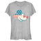 Junior's Mickey & Friends Fourth of July Mickey Mouse Face T-Shirt