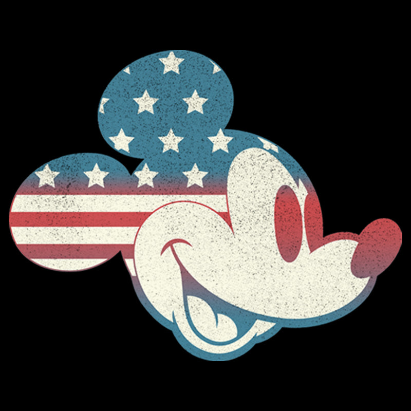 Boy's Mickey & Friends Mickey Americana Flag T-Shirt