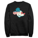 Men's Mickey & Friends Fourth of July Mickey Mouse Face Sweatshirt