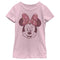 Girl's Mickey & Friends Rose Bow Minnie T-Shirt