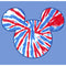 Boy's Mickey & Friends Mickey and Friends Americana Tie Dye Performance Tee
