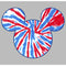 Boy's Mickey & Friends Mickey and Friends Americana Tie Dye Pull Over Hoodie
