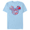 Men's Mickey & Friends Fourth of July Tie-Dye Mickey Logo T-Shirt