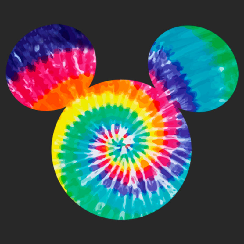 Women's Mickey & Friends Rainbow Tie-Dye Mickey Mouse Logo T-Shirt