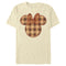 Men's Mickey & Friends Plaid Minnie Mouse Logo T-Shirt