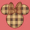 Boy's Mickey & Friends Plaid Minnie Mouse Logo Performance Tee