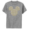 Boy's Mickey & Friends Mickey Mouse Plaid Silhouette Performance Tee