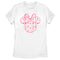 Women's Mickey & Friends Mickey and Friends Minnie Heart Silhouette T-Shirt