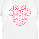 Women's Mickey & Friends Mickey and Friends Minnie Heart Silhouette T-Shirt