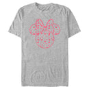 Men's Mickey & Friends Mickey and Friends Minnie Heart Silhouette T-Shirt