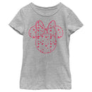 Girl's Mickey & Friends Mickey and Friends Minnie Heart Silhouette T-Shirt