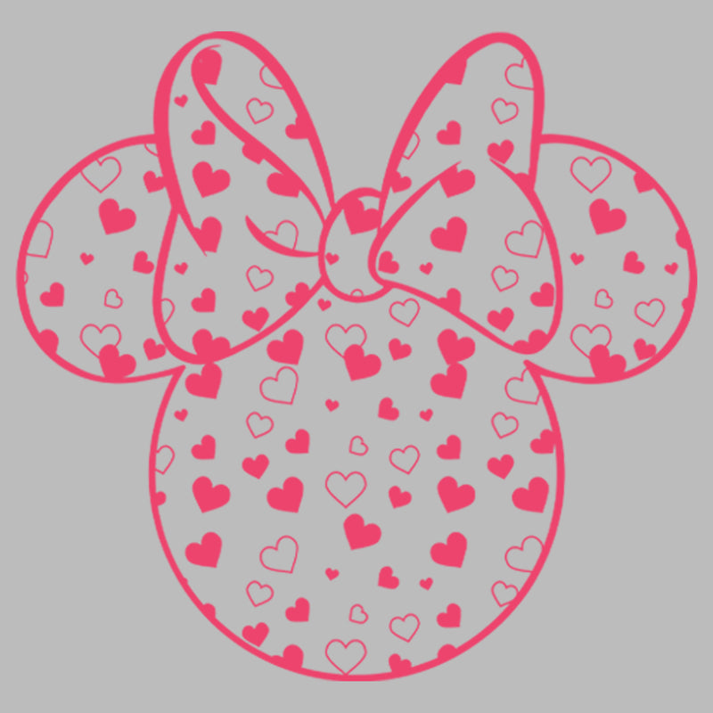 Girl's Mickey & Friends Mickey and Friends Minnie Heart Silhouette T-Shirt