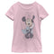 Girl's Mickey & Friends Distressed Sitting Minnie T-Shirt