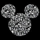 Men's Mickey & Friends Filled With Faces T-Shirt