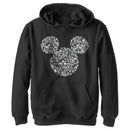 Boy's Mickey & Friends Mickey Mouse Icons Silhouettes Pull Over Hoodie