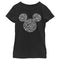 Girl's Mickey & Friends Mickey Mouse Icons Silhouettes T-Shirt
