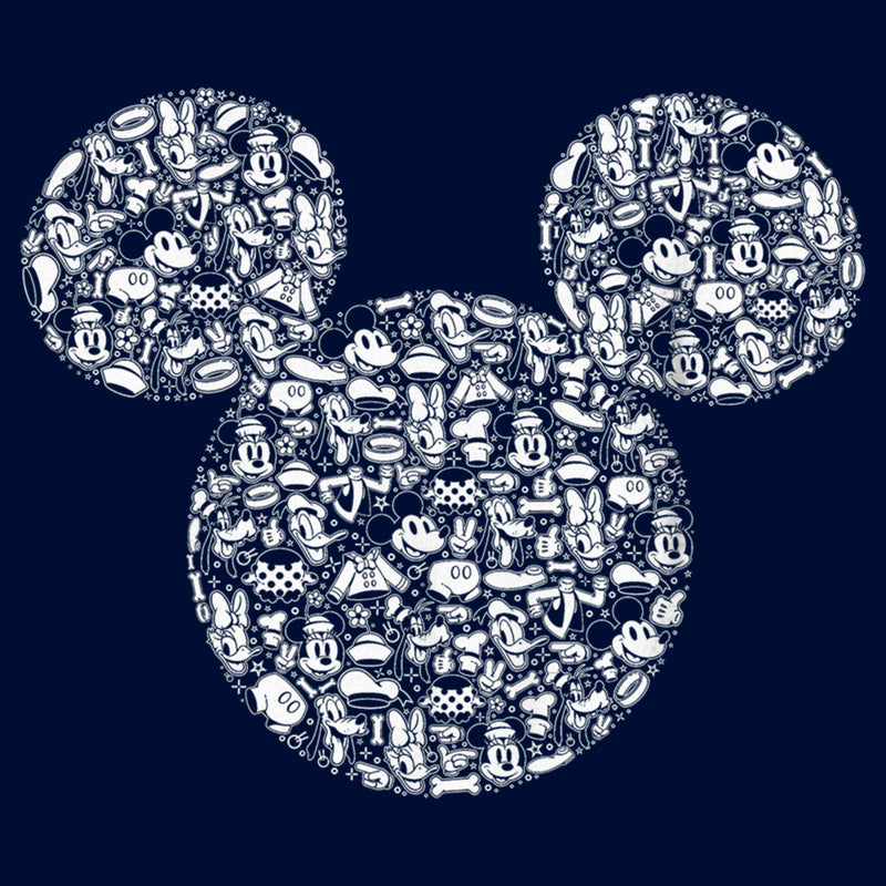 Boy's Mickey & Friends Filled With Faces T-Shirt