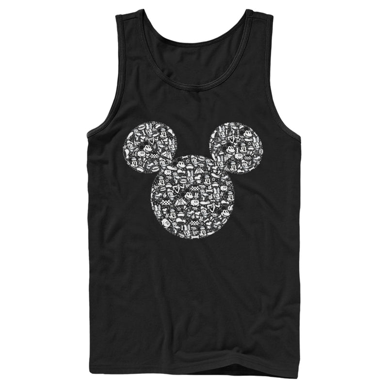 Men's Mickey & Friends Filled With Faces Tank Top