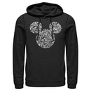 Men's Mickey & Friends Filled With Faces Pull Over Hoodie