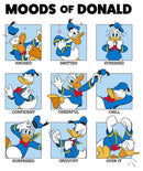 Men's Mickey & Friends Moods of Donald Duck T-Shirt