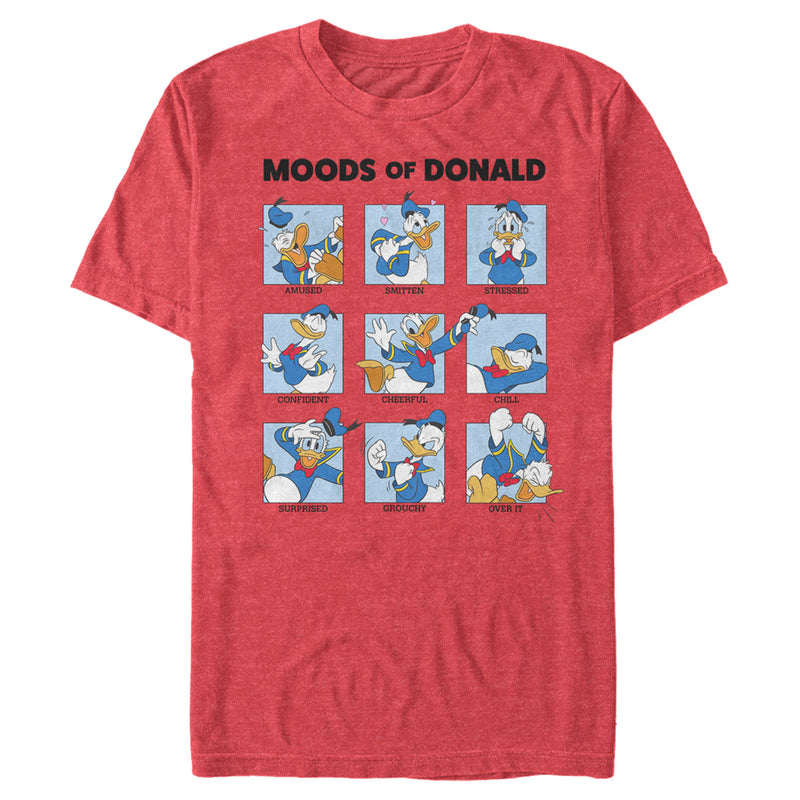 Men's Mickey & Friends Moods of Donald Duck T-Shirt