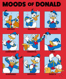 Men's Mickey & Friends Moods of Donald Duck T-Shirt