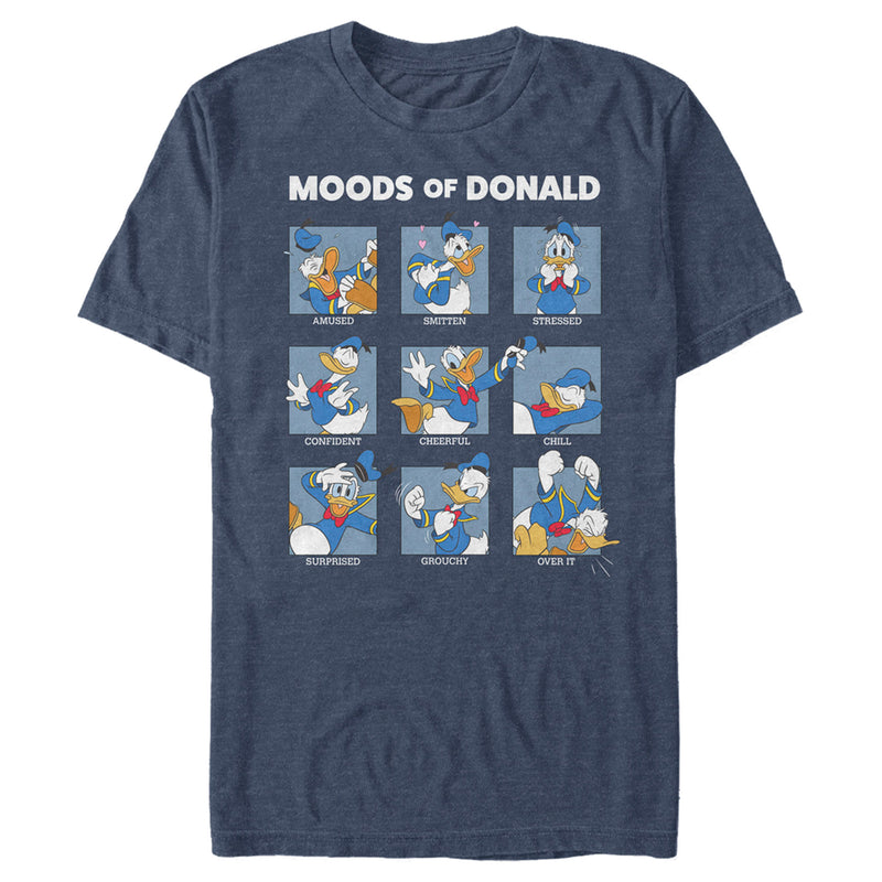 Men's Mickey & Friends The Moods of Donald Duck T-Shirt