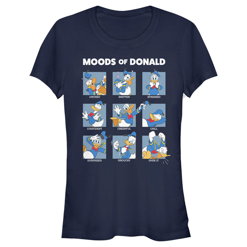 Junior's Mickey & Friends The Moods of Donald Duck T-Shirt