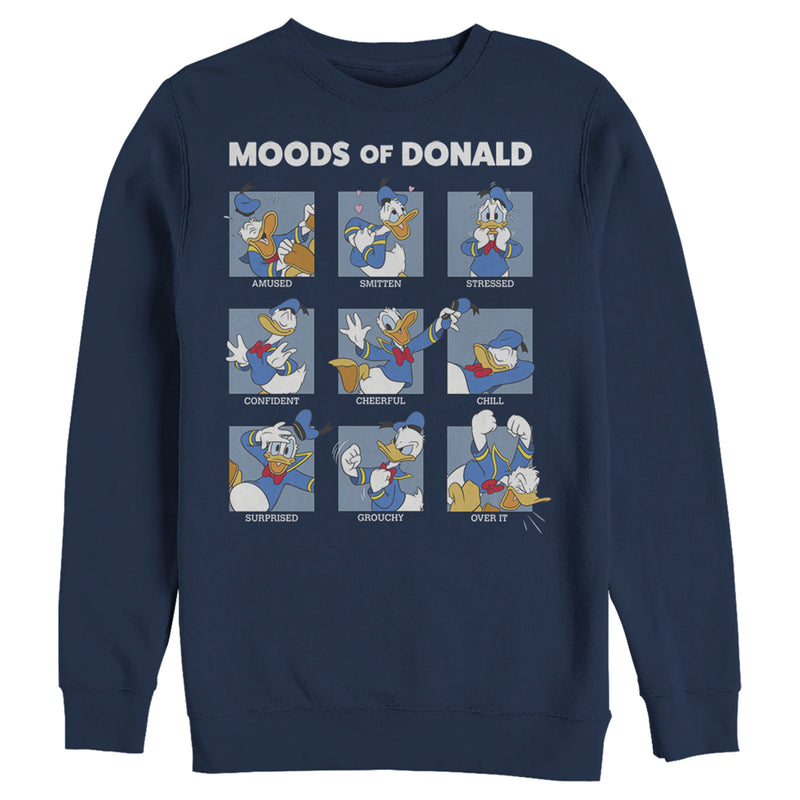 Men's Mickey & Friends Moods of Donald Duck Sweatshirt