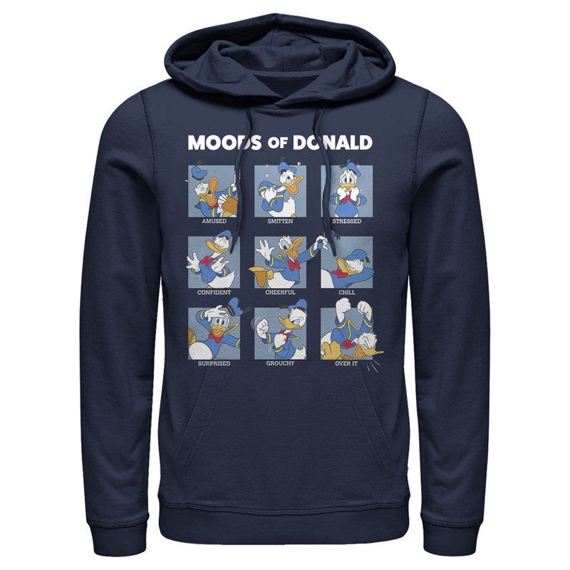 Men's Mickey & Friends The Moods of Donald Duck Pull Over Hoodie