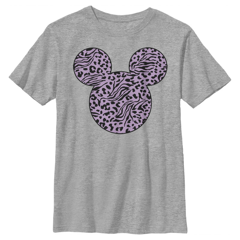 Boy's Mickey & Friends Mickey Mouse Animal Print Silhouette T-Shirt