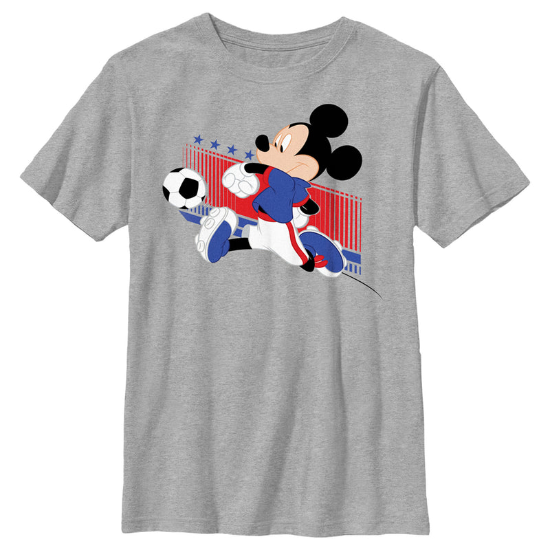 Boy's Mickey & Friends Soccer USA T-Shirt