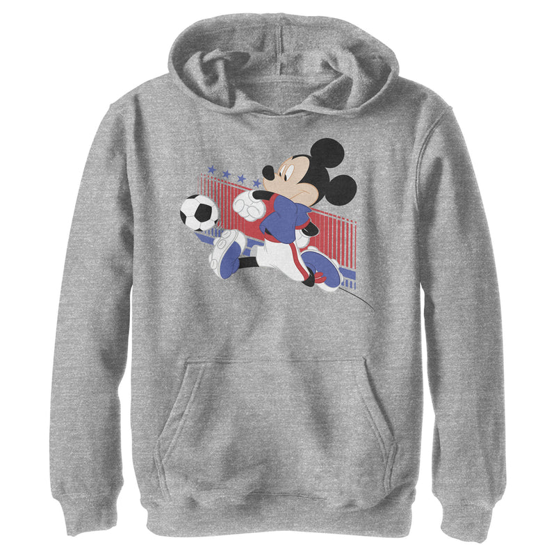 Boy's Mickey & Friends Mickey Mouse Soccer USA Pull Over Hoodie