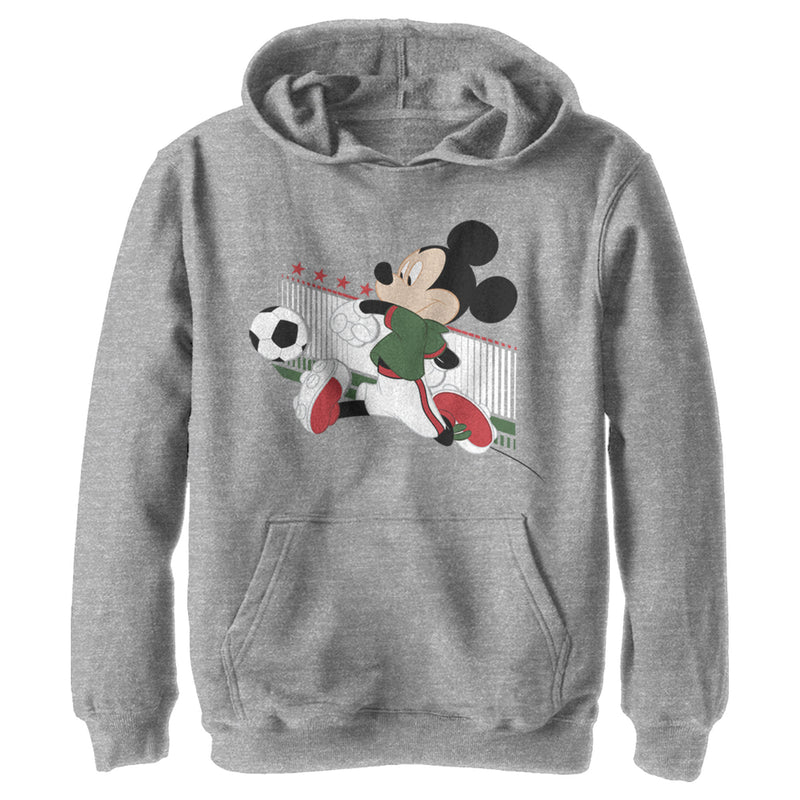 Boy's Mickey & Friends Mickey Mouse Soccer Mexico Pull Over Hoodie