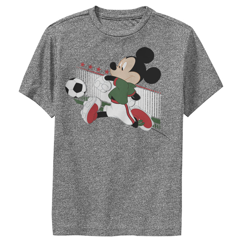 Boy's Mickey & Friends Mickey Mouse Soccer Mexico Performance Tee