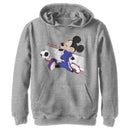 Boy's Mickey & Friends Mickey Mouse Soccer Japan Pull Over Hoodie