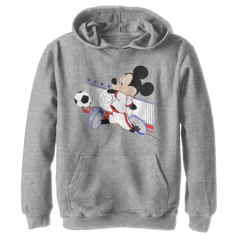 Boy's Mickey & Friends Mickey Mouse Soccer France Pull Over Hoodie