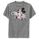 Boy's Mickey & Friends Mickey Mouse Soccer France Performance Tee