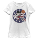 Girl's Mickey & Friends Mickey Mouse Basketball Dunk T-Shirt