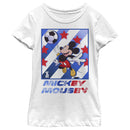 Girl's Mickey & Friends Mickey Mouse Soccer Star T-Shirt