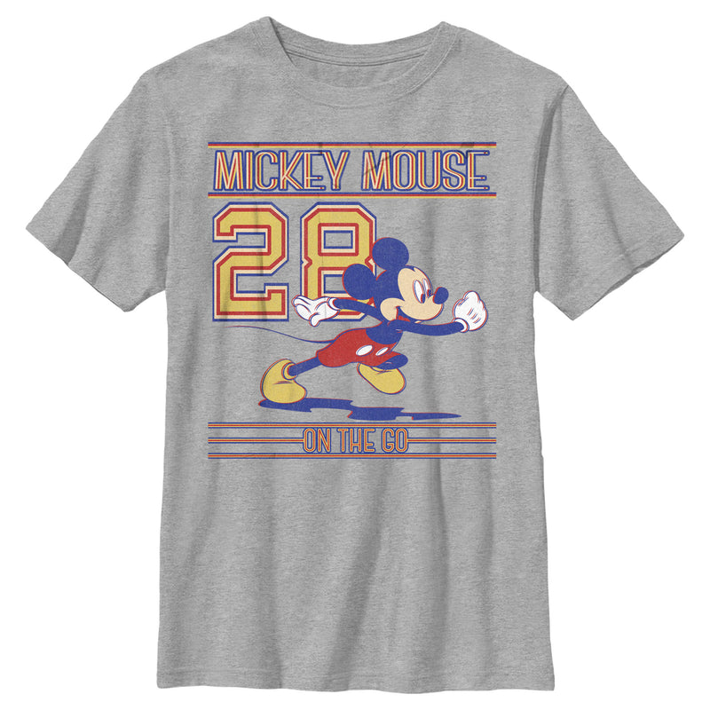 Boy's Mickey & Friends Mickey Mouse 28 On The Go T-Shirt