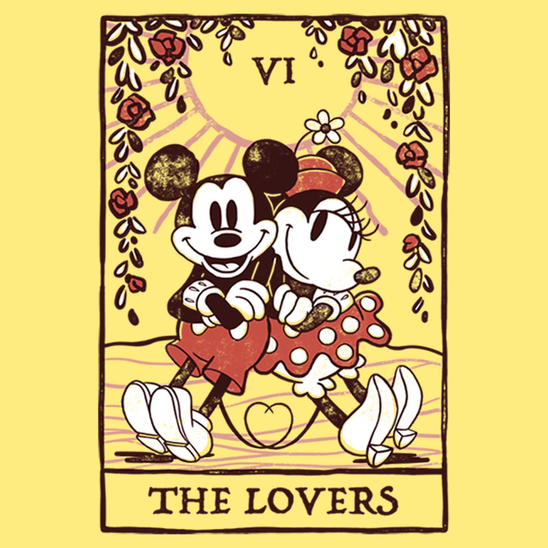 Junior's Mickey & Friends The Lovers Racerback Tank Top