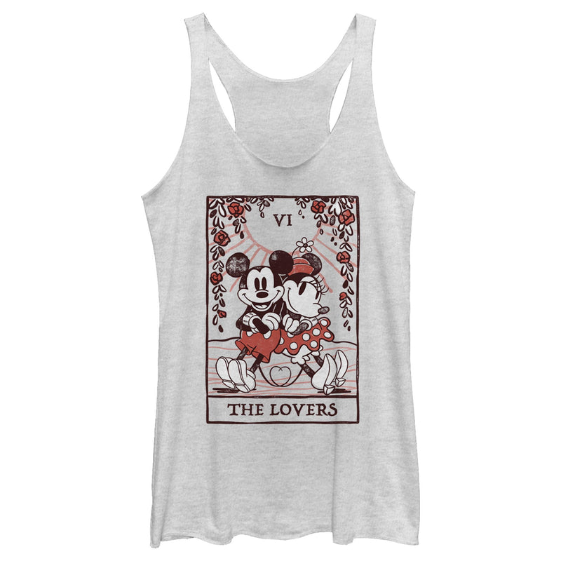 Women's Mickey & Friends The Lovers Racerback Tank Top